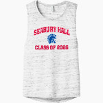 SEABURY HALL HIGH SCHOOL SPARTANS <span class="pdp-name-mascot">SEABURY HALL SPARTANS</span> Bella+Canvas Women's Flowy Scoop Muscle Tank Front Thumbnail
