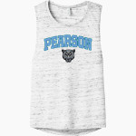 Pearson Panthers Bella+Canvas Women's Flowy Scoop Muscle Tank Front Thumbnail