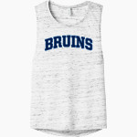 BARTLESVILLE HIGH SCHOOL BRUINS <span class="pdp-name-mascot">BARTLESVILLE BRUINS</span> Bella+Canvas Women's Flowy Scoop Muscle Tank Front Thumbnail