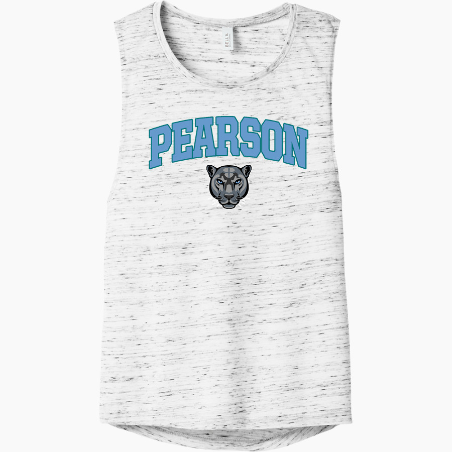 Pearson Panthers Bella+Canvas Women's Flowy Scoop Muscle Tank