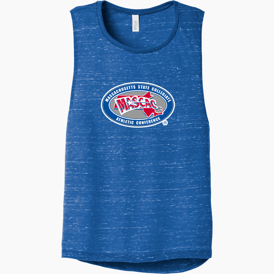 Massachusetts State Collegiate Athletic Conference <span class="pdp-name-mascot">MASCAC</span> Bella+Canvas Women's Flowy Scoop Muscle Tank