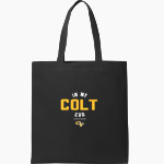 Cape Fear Colts <span class="pdp-name-mascot">Cape Fear Colts</span> Port Authority Core Cotton Tote Front Thumbnail