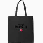 TWIN VALLEY WILDCATS Port Authority Core Cotton Tote Front Thumbnail