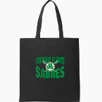 Communion of Saints School Sabres official sideline store Port Authority Core Cotton Tote Front Thumbnail