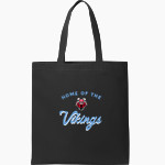 JAMES MONROE HIGH SCHOOL VIKINGS Port Authority Core Cotton Tote Front Thumbnail