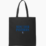 West Tech Panthers Port Authority Core Cotton Tote Front Thumbnail