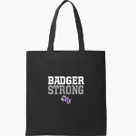 Spring Hill Badgers <span class="pdp-name-mascot">Spring Hill Badgers</span> Port Authority Core Cotton Tote Front Thumbnail