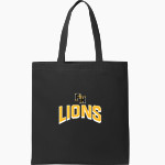 FRANK HUGHES HIGH SCHOOL LIONS <span class="pdp-name-mascot">FRANK HUGHES LIONS</span> Port Authority Core Cotton Tote Front Thumbnail