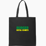 Burger Royal Comets Port Authority Core Cotton Tote Front Thumbnail