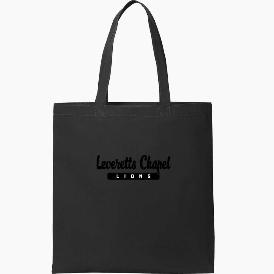 LEVERETTS CHAPEL HIGH SCHOOL LIONS <span class="pdp-name-mascot">LEVERETTS CHAPEL LIONS</span> Port Authority Core Cotton Tote