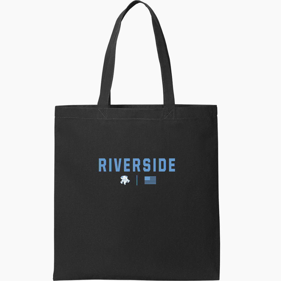 RIVERSIDE HIGH SCHOOL CYCLONES <span class="pdp-name-mascot">RIVERSIDE CYCLONES</span> Port Authority Core Cotton Tote