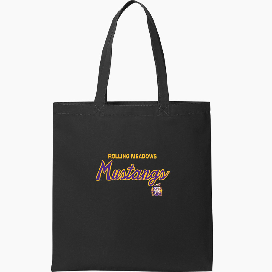 Rolling Meadows Mustangs <span class="pdp-name-mascot">Rolling Meadows High School Mustangs</span> Port Authority Core Cotton Tote