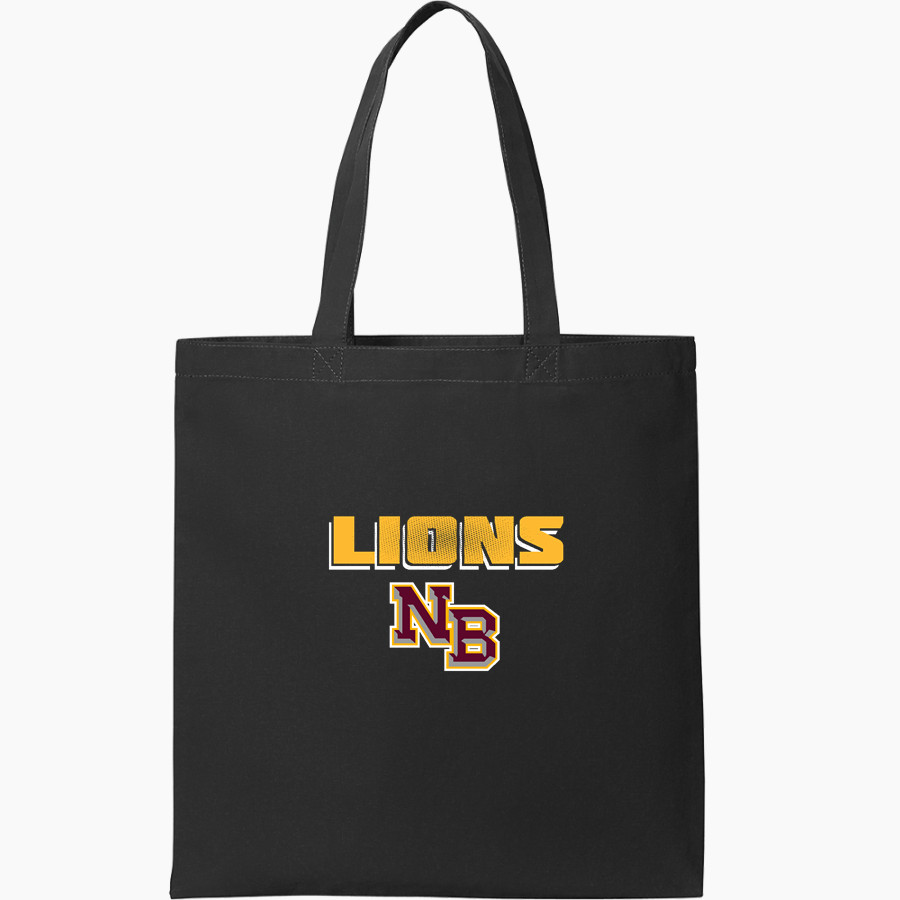 NEW BOSTON HIGH SCHOOL LIONS <span class="pdp-name-mascot">NEW BOSTON LIONS</span> Port Authority Core Cotton Tote