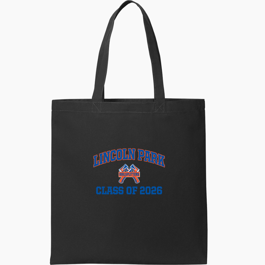 LINCOLN PARK HIGH SCHOOL RAILSPLITTERS <span class="pdp-name-mascot">LINCOLN PARK RAILSPLITTERS</span> Port Authority Core Cotton Tote