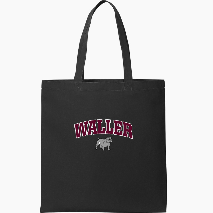 Waller Bulldogs <span class="pdp-name-mascot">Waller Bulldogs</span> Port Authority Core Cotton Tote