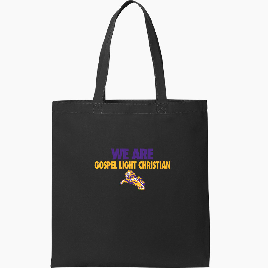 Gospel Light Christian Lions <span class="pdp-name-mascot">Gospel Light Christian School Lions</span> Port Authority Core Cotton Tote