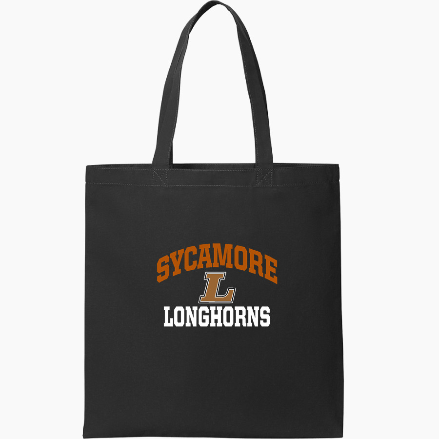 Sycamore Longhorns Port Authority Core Cotton Tote