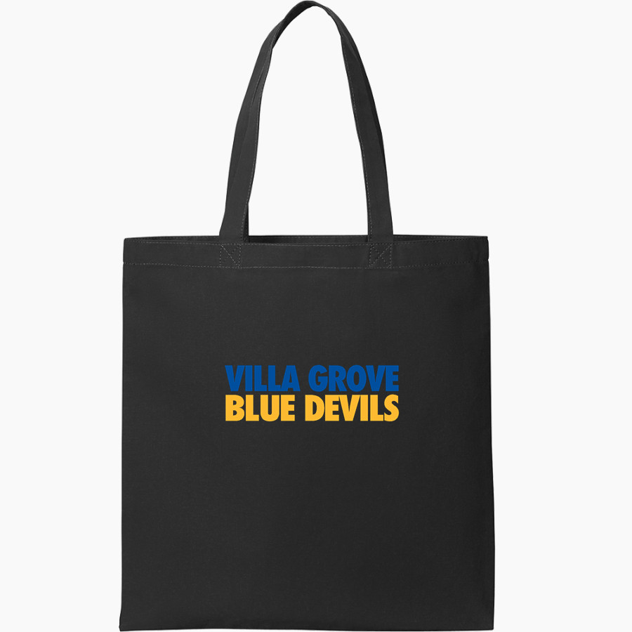 VILLA GROVE HIGH SCHOOL BLUE DEVILS <span class="pdp-name-mascot">VILLA GROVE BLUE DEVILS</span> Port Authority Core Cotton Tote