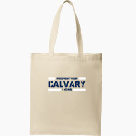 Calvary Lions Port Authority Core Cotton Tote Front Thumbnail