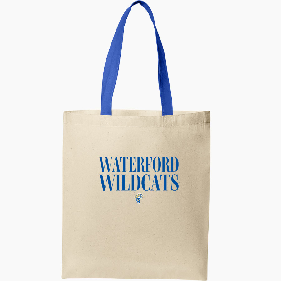 WATERFORD HIGH SCHOOL WILDCATS <span class="pdp-name-mascot">WATERFORD WILDCATS</span> Port Authority Core Cotton Tote
