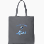 James Island Christian LIONS official sideline store Port Authority Core Cotton Tote Front Thumbnail