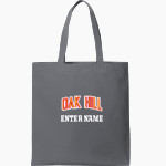Oak Hill Warriors <span class="pdp-name-mascot">Oak Hill Warriors</span> Port Authority Core Cotton Tote Front Thumbnail