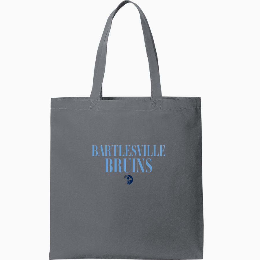 BARTLESVILLE HIGH SCHOOL BRUINS Port Authority Core Cotton Tote