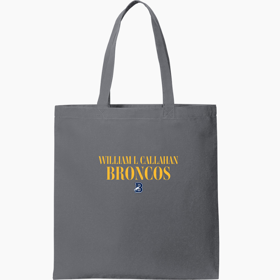 William L Callahan Broncos Port Authority Core Cotton Tote