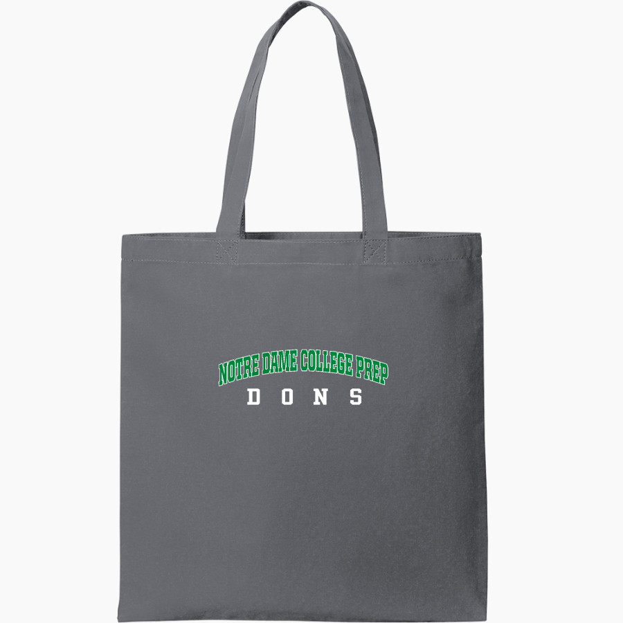 Notre Dame College Prep The Official Online Store <span class="pdp-name-mascot">Notre Dame Dons</span> Port Authority Core Cotton Tote
