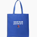 West Tech Panthers <span class="pdp-name-mascot">West Tech Panthers</span> Port Authority Core Cotton Tote Front Thumbnail