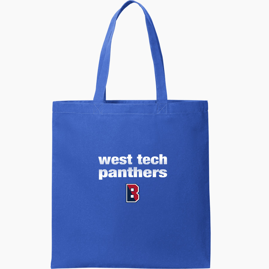 West Tech Panthers <span class="pdp-name-mascot">West Tech Panthers</span> Port Authority Core Cotton Tote
