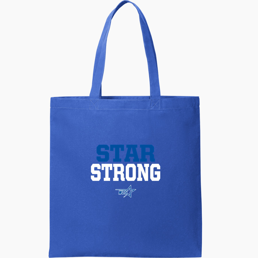Wichita Christian Stars <span class="pdp-name-mascot">Wichita Christian Stars</span> Port Authority Core Cotton Tote