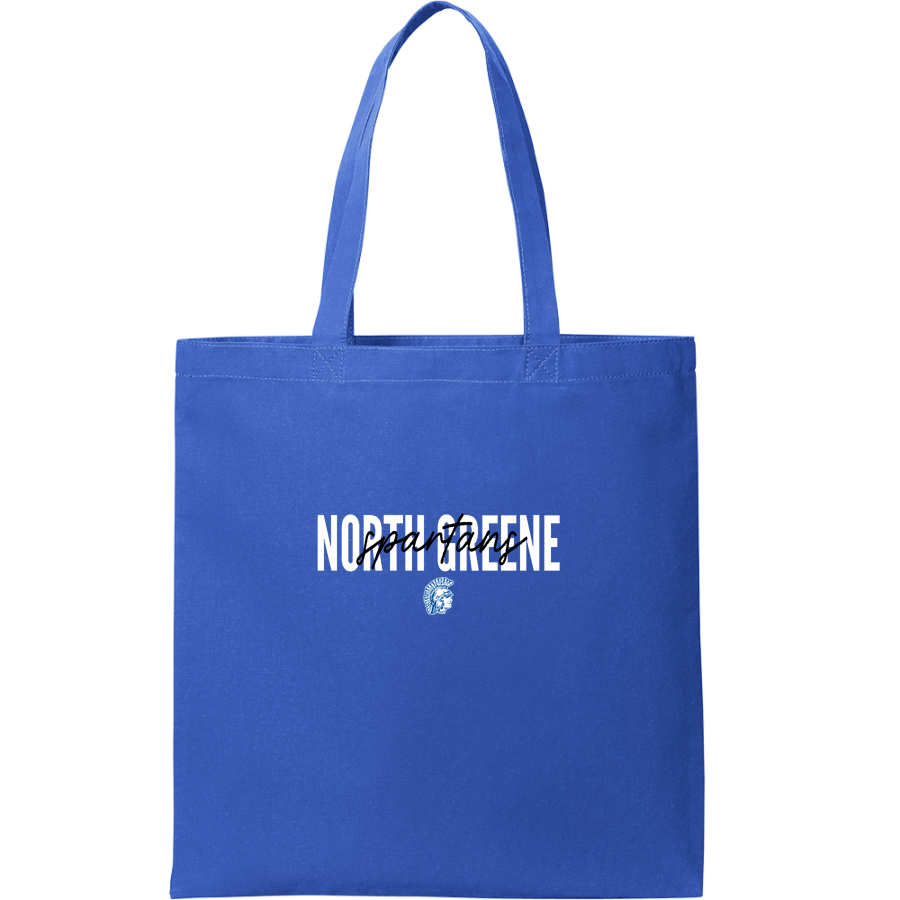 NORTH GREENE HIGH SCHOOL SPARTANS <span class="pdp-name-mascot">NORTH GREENE SPARTANS</span> Port Authority Core Cotton Tote