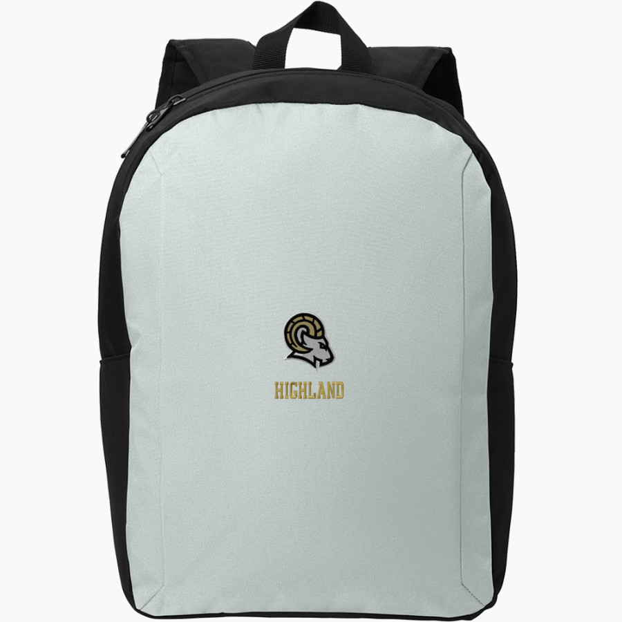 HIGHLAND HIGH SCHOOL RAMS <span class="pdp-name-mascot">HIGHLAND RAMS</span> Port Authority Modern Backpack