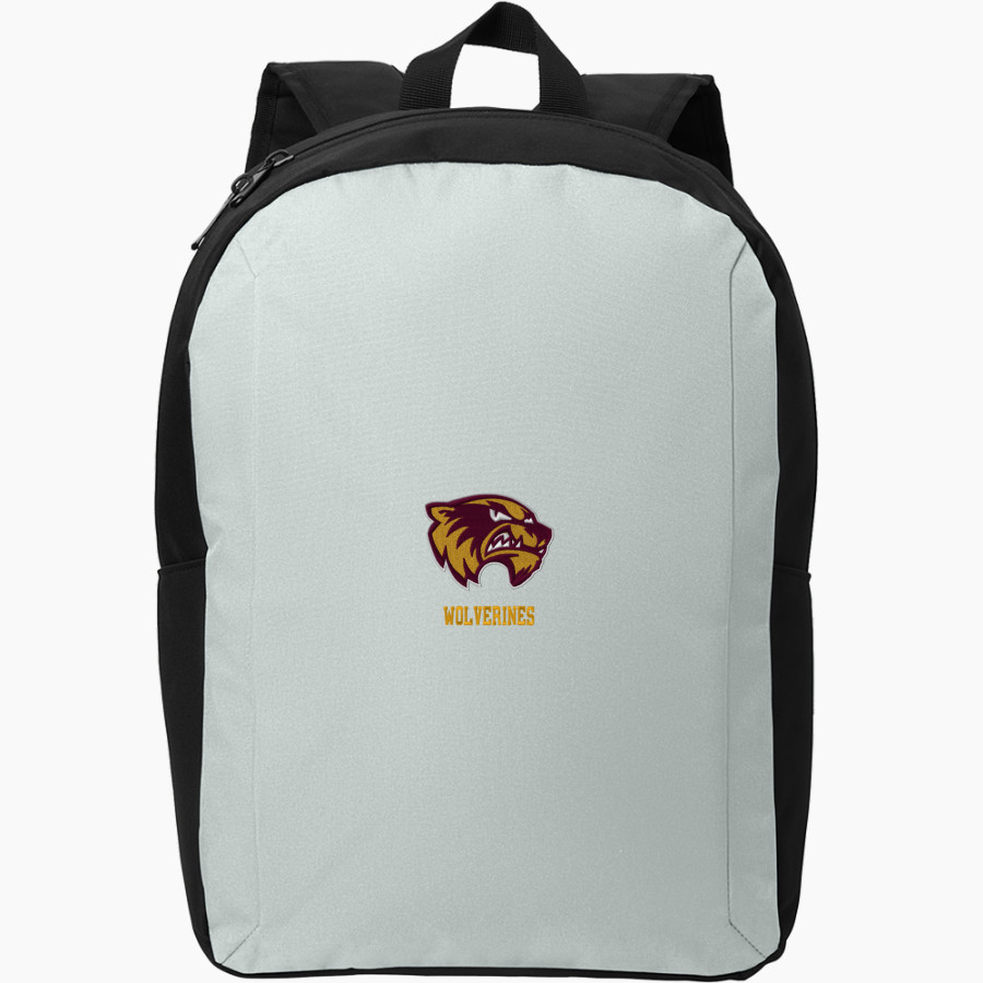 Au Gres-Sims HIGH SCHOOL WOLVERINES <span class="pdp-name-mascot">AU GRES - SIMS WOLVERINES</span> Port Authority Modern Backpack