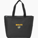 BACON ACADEMY BOBCATS Port Authority Essential Zip Tote Front Thumbnail