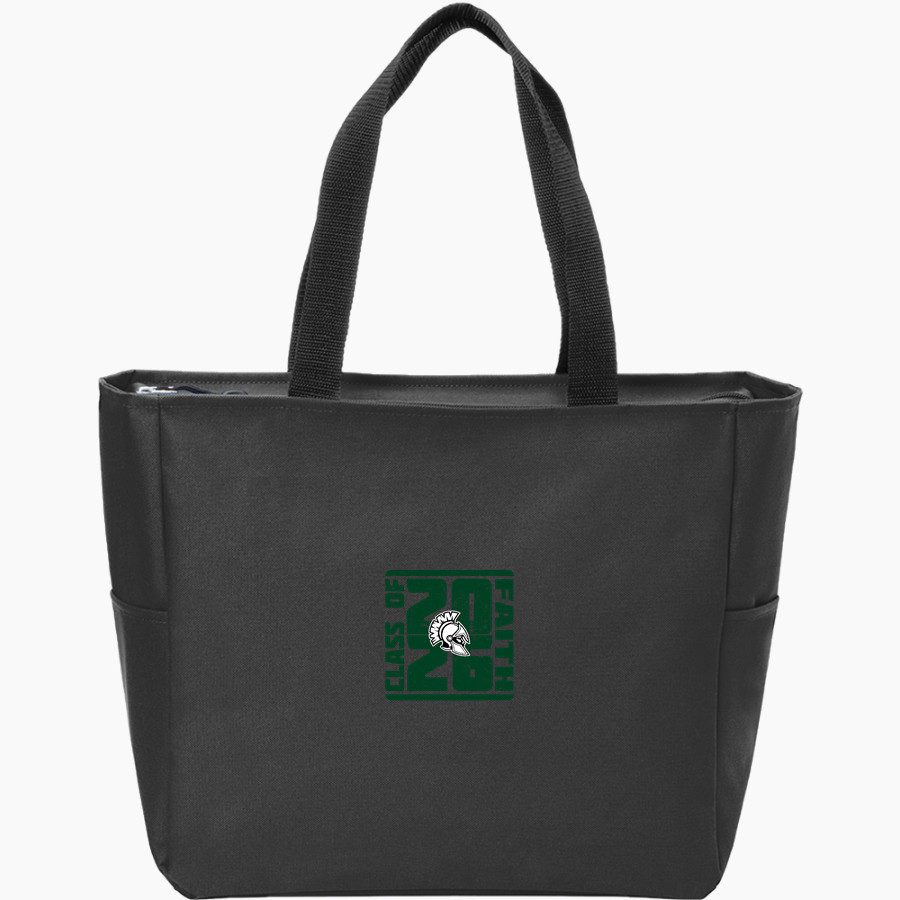 FAITH CHRISTIAN ACADEMY CONQUERORS <span class="pdp-name-mascot">FAITH CONQUERORS</span> Port Authority Essential Zip Tote