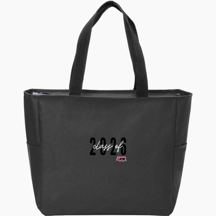 WILMOT UNION HIGH SCHOOL PANTHERS <span class="pdp-name-mascot">WILMOT PANTHERS</span> Port Authority Essential Zip Tote