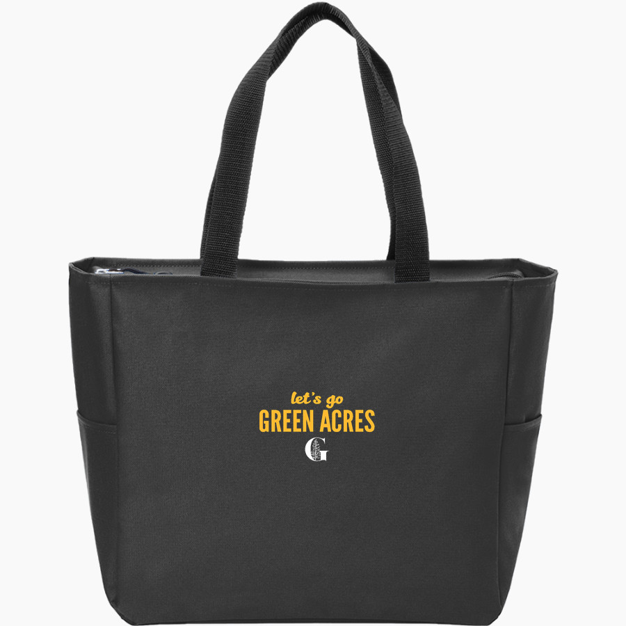 Green Acres Grizzlies <span class="pdp-name-mascot">Green Acres School Grizzlies</span> Port Authority Essential Zip Tote