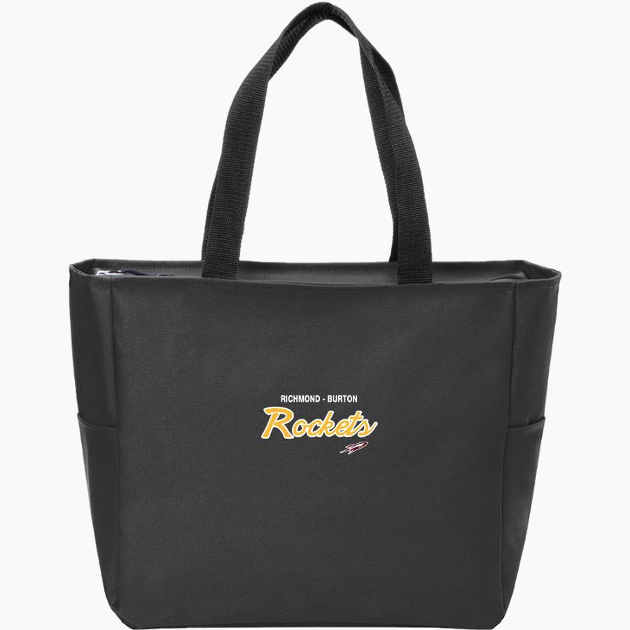 RICHMOND-BURTON HIGH SCHOOL ROCKETS Port Authority Essential Zip Tote