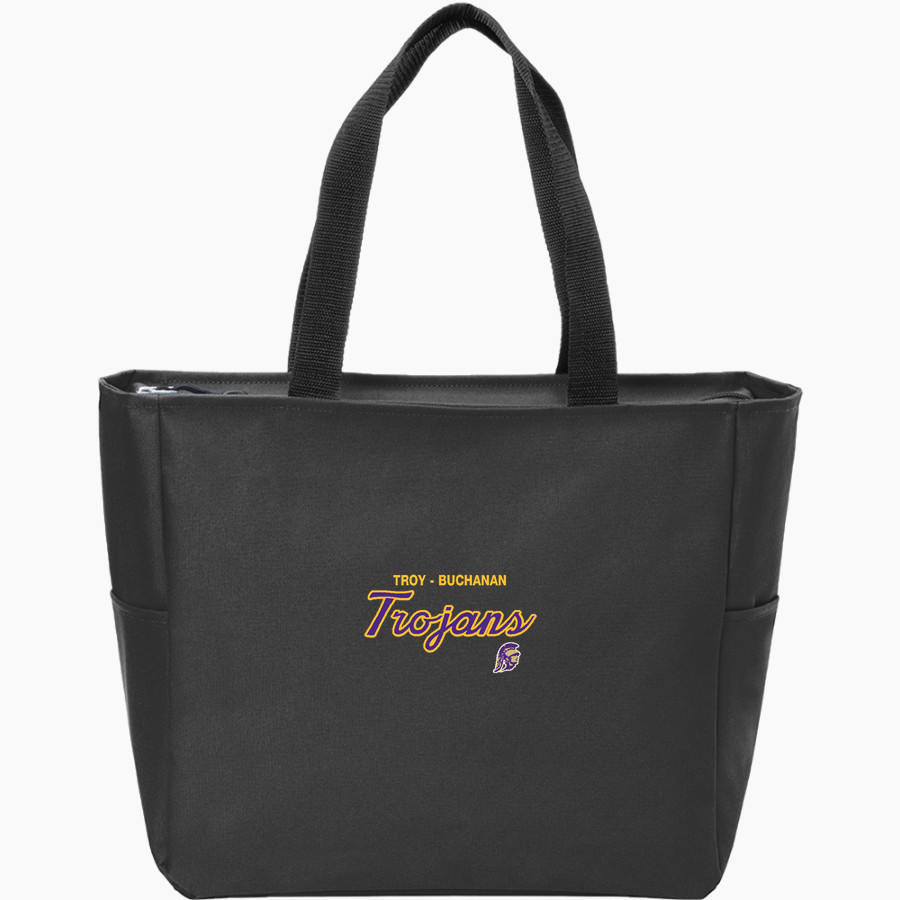 TROY-BUCHANAN HIGH SCHOOL TROJANS <span class="pdp-name-mascot">TROY - BUCHANAN TROJANS</span> Port Authority Essential Zip Tote