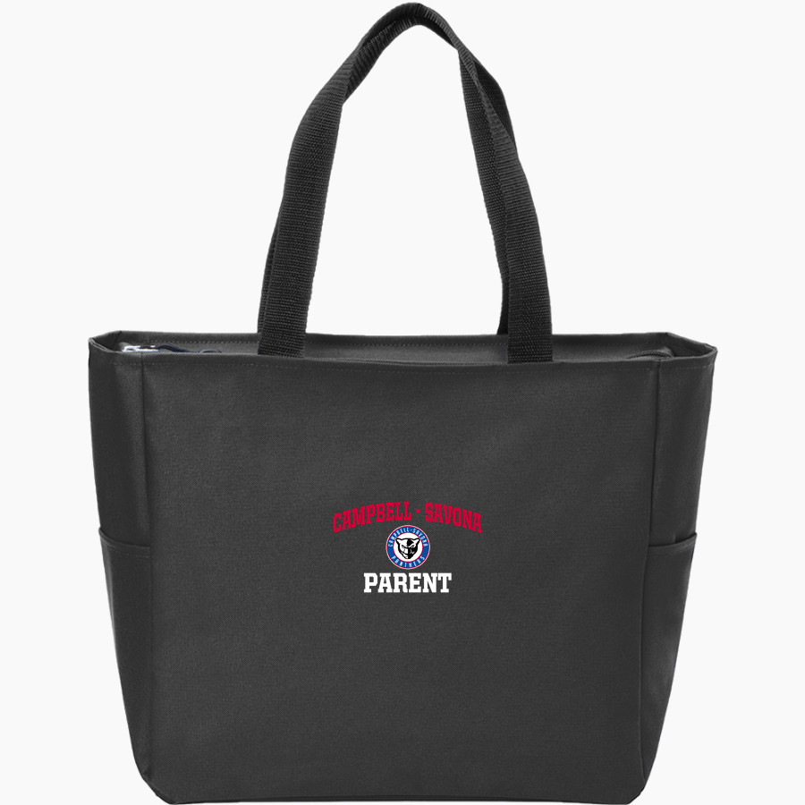 CAMPBELL-SAVONA HIGH SCHOOL PANTHERS <span class="pdp-name-mascot">CAMPBELL - SAVONA PANTHERS</span> Port Authority Essential Zip Tote