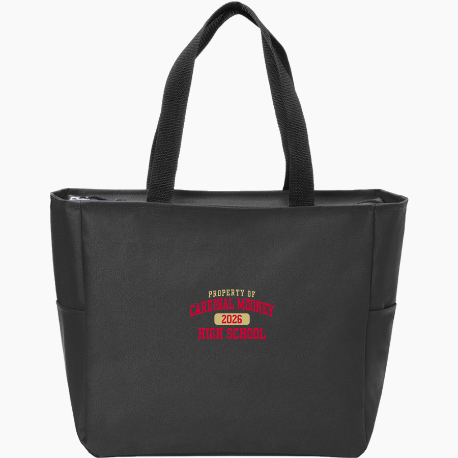 Cardinal Mooney Cougars <span class="pdp-name-mascot">Cardinal Mooney Cougars</span> Port Authority Essential Zip Tote