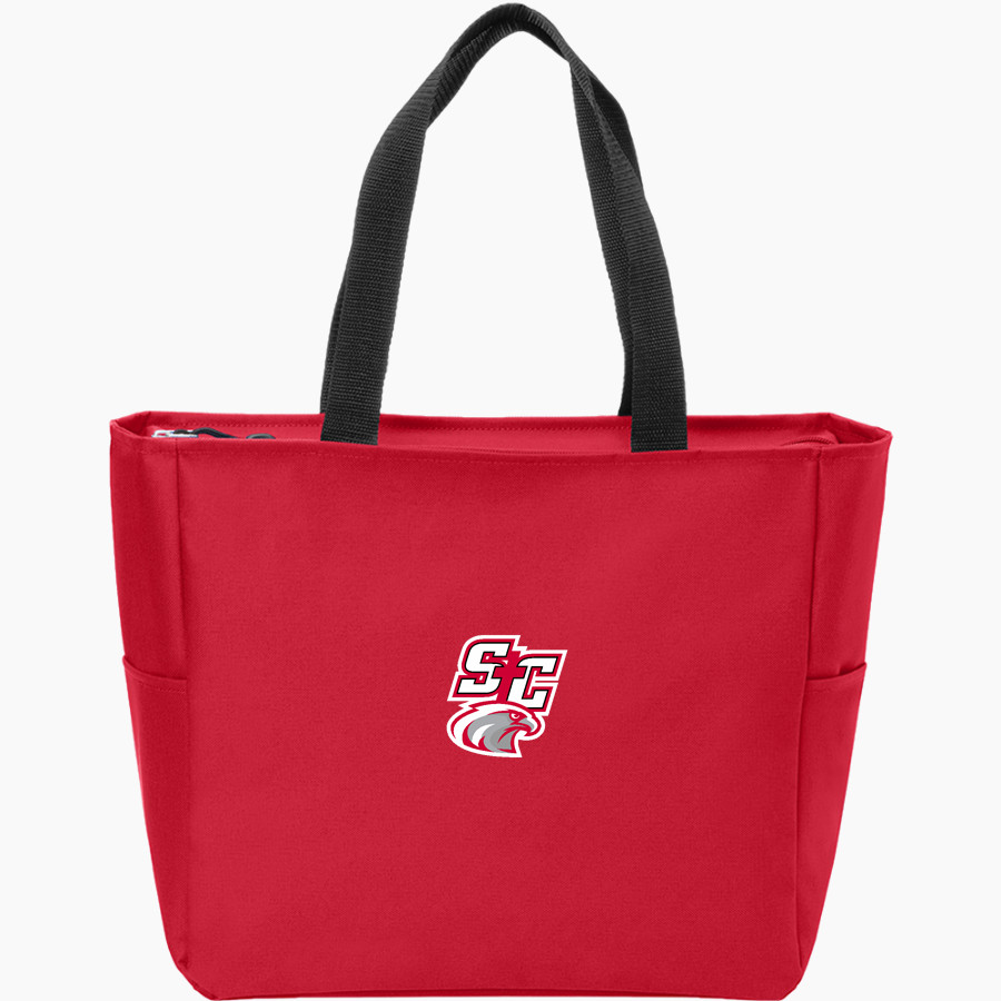 SANTIAM CHRISTIAN HIGH SCHOOL EAGLES <span class="pdp-name-mascot">SANTIAM CHRISTIAN EAGLES</span> Port Authority Essential Zip Tote