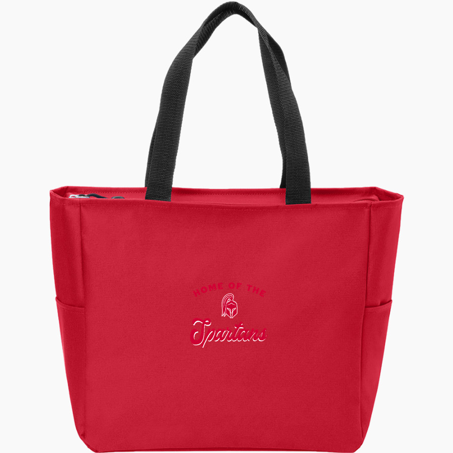Somers Softball Spartans <span class="pdp-name-mascot">Somers Youth Softball Spartans</span> Port Authority Essential Zip Tote