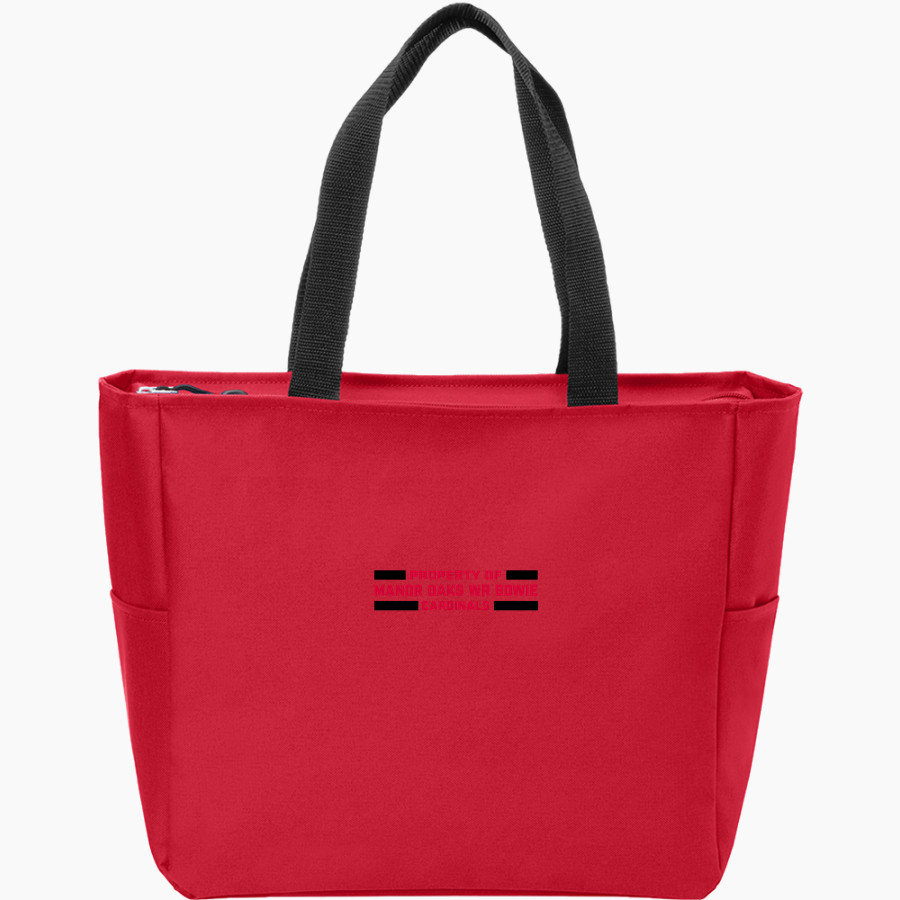 Manor Oaks Wr Bowie Cardinals <span class="pdp-name-mascot">Manor Oaks Wr Bowie Cardinals</span> Port Authority Essential Zip Tote