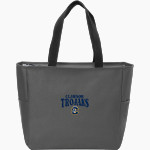 CLAWSON HIGH SCHOOL TROJANS <span class="pdp-name-mascot">CLAWSON TROJANS</span> Port Authority Essential Zip Tote Front Thumbnail