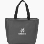 Waller Bulldogs Port Authority Essential Zip Tote Front Thumbnail