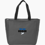 Kohler Bombers <span class="pdp-name-mascot">Kohler Bombers</span> Port Authority Essential Zip Tote Front Thumbnail