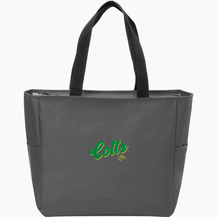 COLSTRIP HIGH SCHOOL COLTS <span class="pdp-name-mascot">COLSTRIP COLTS/FILLIES</span> Port Authority Essential Zip Tote